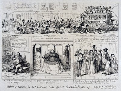 La Gran Exposición de Mayhew de 1851: Cosas varias, dentro, fuera y alrededor, 1851 de George Cruikshank